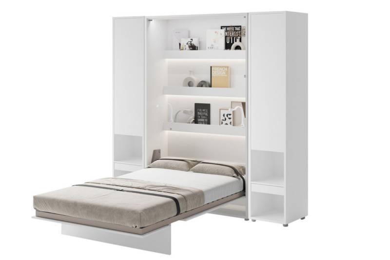Friderik-EU Schrankbett Bed Concept BC-02 mit Matratze & LED + 2x Vertikalschrank BC-07 von Friderik-EU