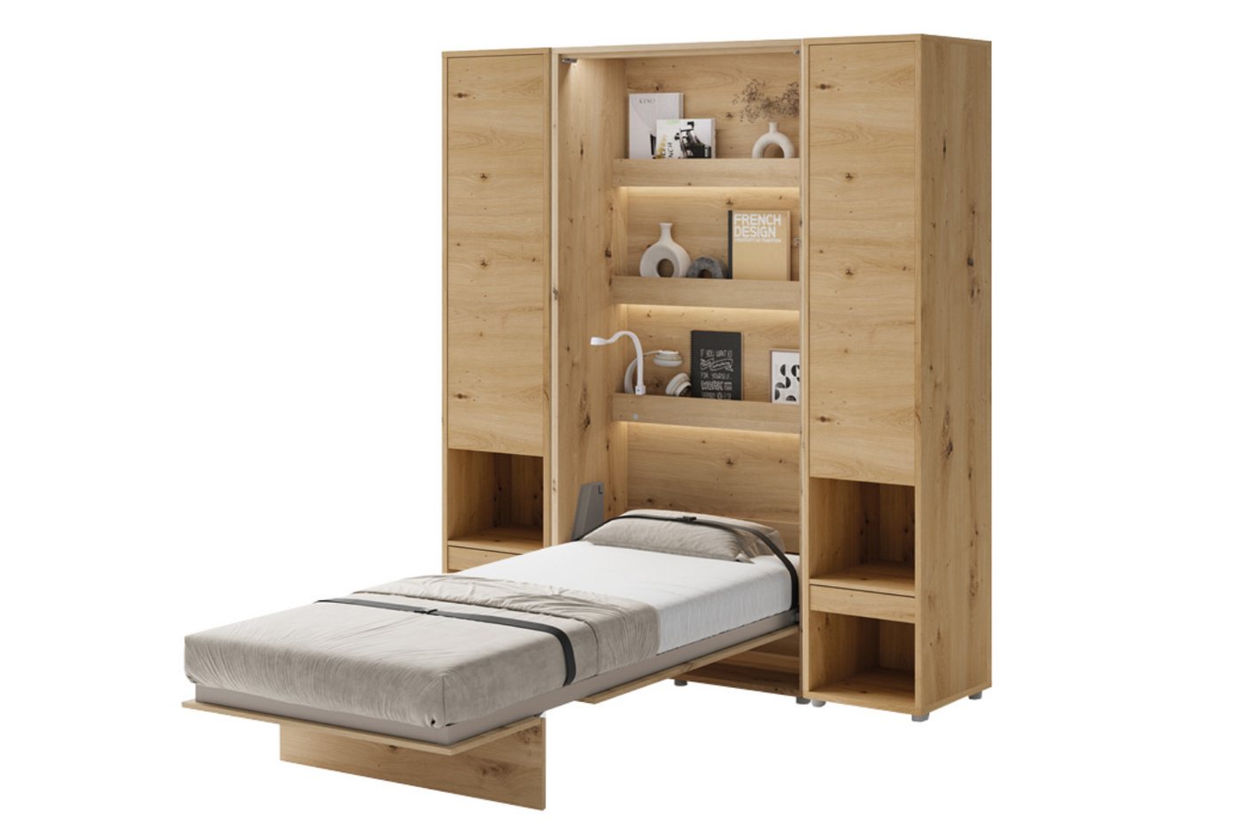 Friderik-EU Schrankbett Bed Concept BC-03 mit Matratze und LED + 2x Vertikalschrank BC-07 Friderik-EU Schrankbett Bed Concept BC-03 mit Matratze und LED + 2x Vertikalschrank BC-07 von Friderik-EU