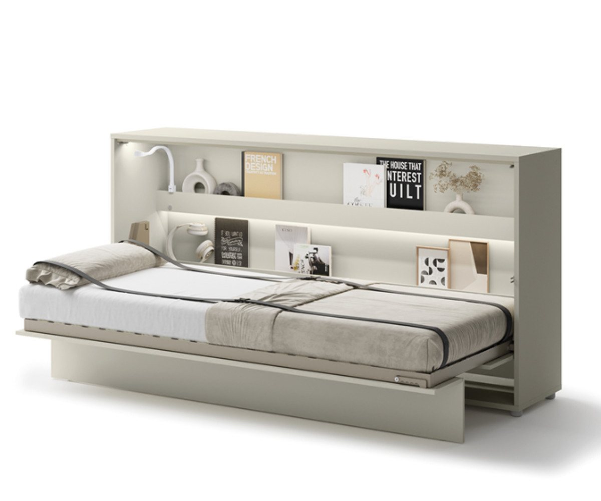 Friderik-EU Schrankbett Horizontal Wandklappbett mit Matratze und LED, Bed Concept BC-06 Friderik-EU Schrankbett Horizontal Wandklappbett mit Matratze und LED, Bed Concept BC-06 von Friderik-EU