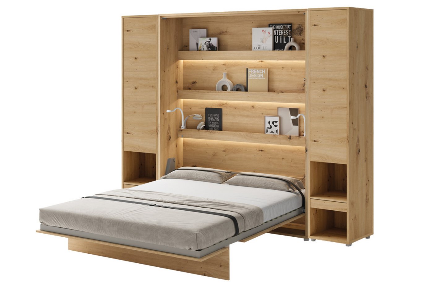Friderik-EU Schrankbett Vertikal Bed Concept BC-12 Matratze & LED + 2x Vertikalschrank BC-07 Friderik-EU Schrankbett Vertikal Bed Concept BC-12 Matratze & LED + 2x Vertikalschrank BC-07 von Friderik-EU