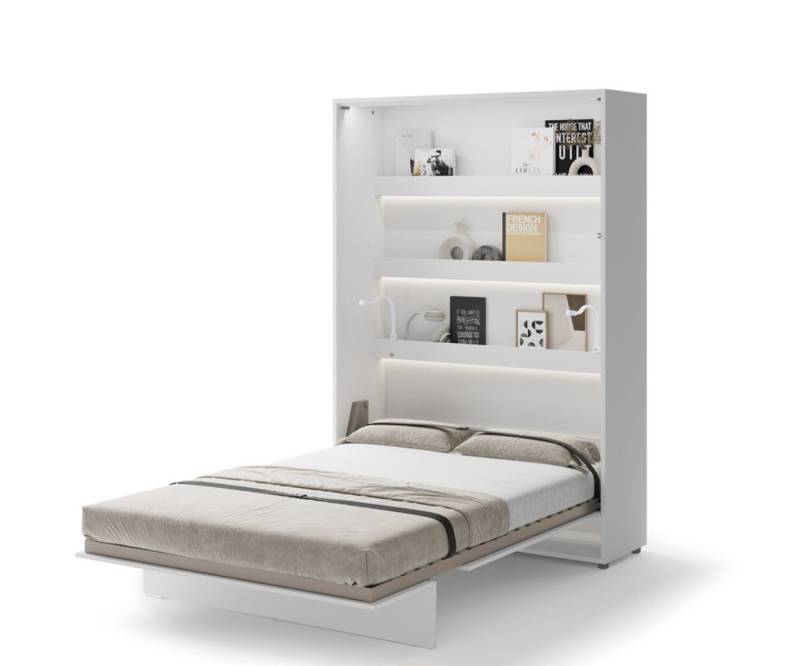 Friderik-EU Schrankbett Vertikal mit Matratze und LED-Beleuchtung, Bed Concept BC-01 von Friderik-EU