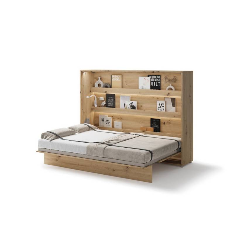 Friderik-EU Schrankbett Wandklappbett Horizontal 140x200 mit Matratze & LED, Bed Concept BC-04 Friderik-EU Schrankbett Wandklappbett Horizontal 140x200 mit Matratze & LED, Bed Concept BC-04 von Friderik-EU