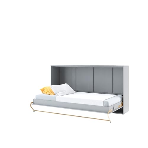 Friderik Concept PRO 6 CP-06 Wandklappbett Horizontal Schrankbett, 90x200 cm (Grau) von Friderik