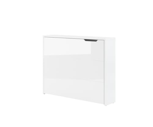 Friderik Work Concept CW-01 Ausziehbarer Schreibtisch, Kleiner klappbarer Schreibtisch, 115x93x27 cm (Weiß Hochglanz, Links) von Friderik