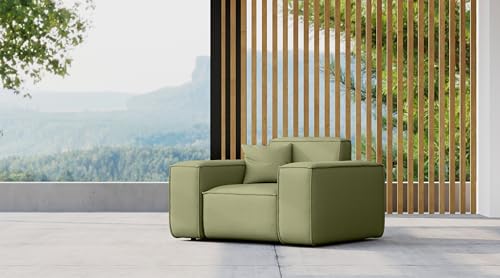 Sessel Patio – Modernes Design und Komfort mit langlebigem Odyssey-Stoff (Lima) von Friderik