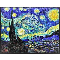 Kühlschrankmagnet Vincent Van Gogh Sternennacht 12x14.5 Plakat-Kunst-Magnet-Leinwand-Druck Kühlschrankmagnet Vincent Van Gogh Sternennacht 12x14.5 Plakat-Kunst-Magnet-Leinwand-Druck von FridgeMagnetWorld