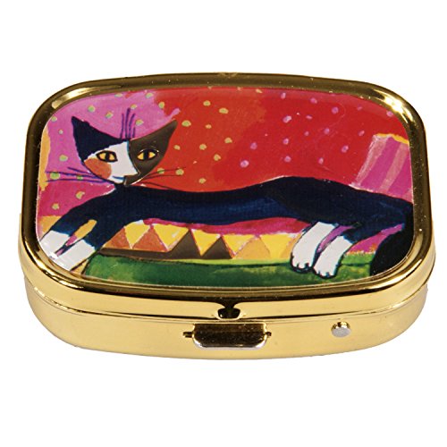 Fridolin Pillendöschen Rosina Wachtmeister-Sofa aus Metall, bunt, 5.1x3.6x1.8 cm Fridolin Pillendöschen Rosina Wachtmeister-Sofa aus Metall, bunt, 5.1x3.6x1.8 cm von Fridolin