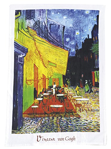 Fridolin Van Gogh Geschirrtuch * Cafe bei Nacht * ca. 44 x 64 cm 100% Baumwolle von Fridolin
