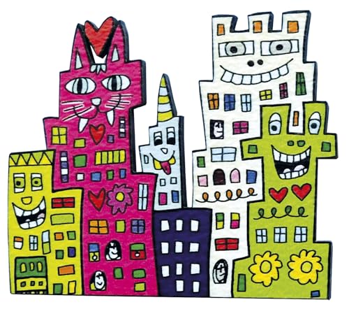 James Rizzi Pinwandmagnet Magnet New York City von Fridolin