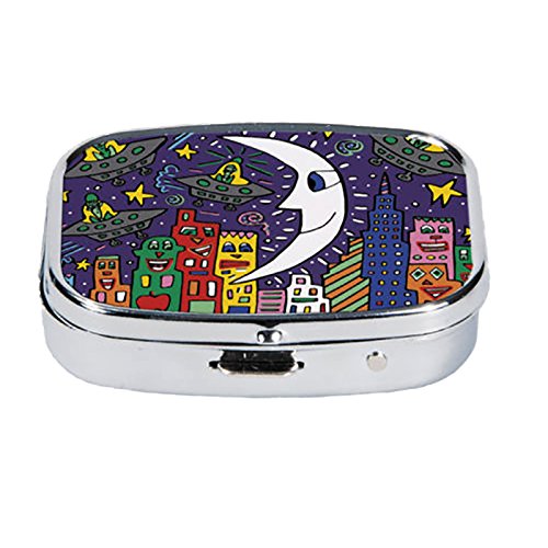 Fridolin 18224 Pillendöschen James Rizzi - Something About The Night, Metall, 5,1 x 3,6 x 1,8 cm, bunt Fridolin 18224 Pillendöschen James Rizzi - Something About The Night, Metall, 5,1 x 3,6 x 1,8 cm, bunt von Fridolin