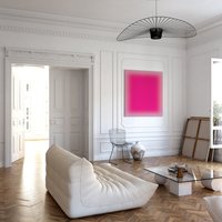 Moderne Wand Kunst Leinwand Abstrakter Kunstdruck | Große Wandkunst Bunte Rosa Farbverlauf Premium Canvas Abstrakte Minimalist von FriedaPrintDesigns