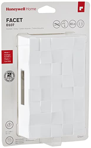 Honeywell Home Kabelgebundene Türklingel -Facet, D107 von Honeywell