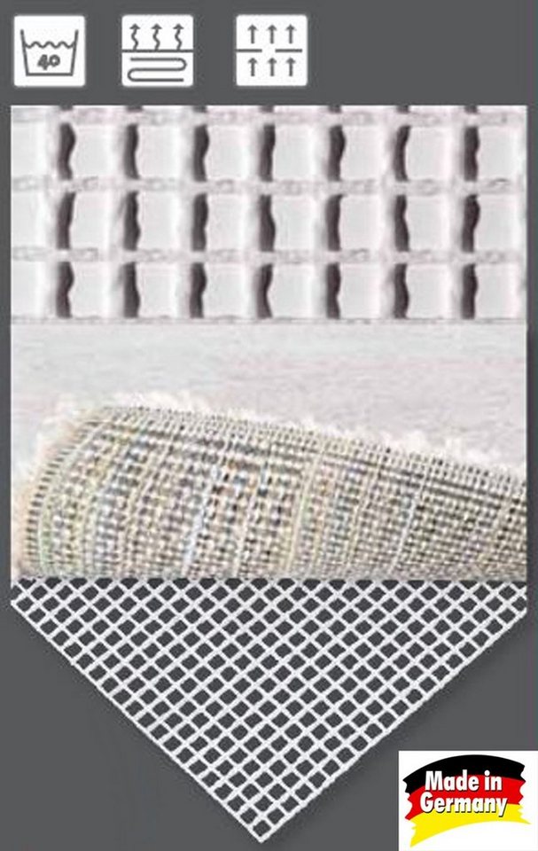 Antirutsch Teppichunterlage Kantoflex, Friedola, 120x180cm - waschbar bis 60°C, Fußbodenheizung geeignet von Friedola