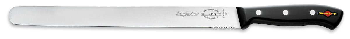 DICK Aufschnittmesser runde Spitze mit Anschnittsäge SUPERIOR 30 cm von Friedr. Dick GmbH & Co. KG