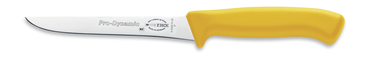 DICK Ausbeinmesser PRODYNAMIC 15 cm gelb von Friedr. Dick GmbH & Co. KG