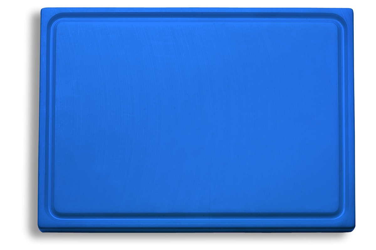 DICK Schneidebrett mit Saftrille blau 26,5 x 32,5 x 1,8 cm von Friedr. Dick GmbH & Co. KG