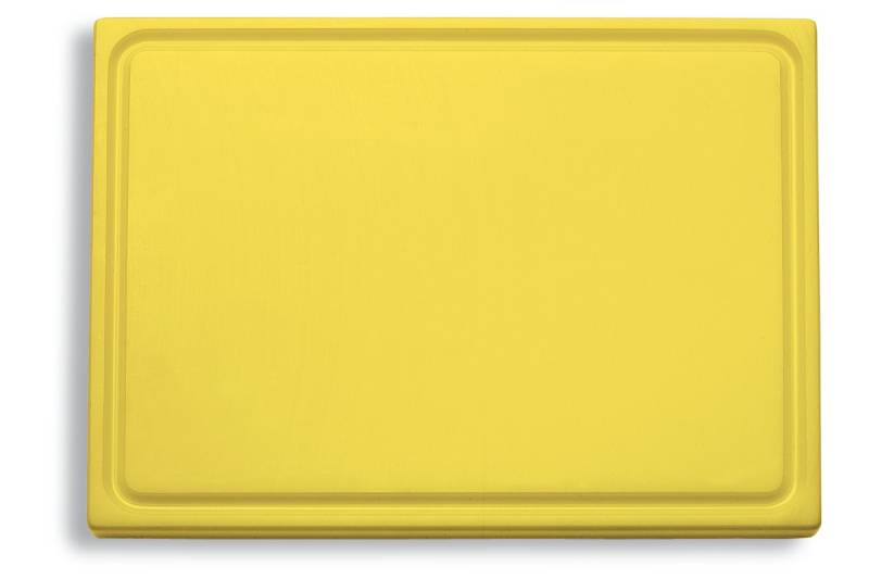 DICK Schneidebrett mit Saftrille gelb 26,5 x 32,5 x 1,8 cm von Friedr. Dick GmbH & Co. KG