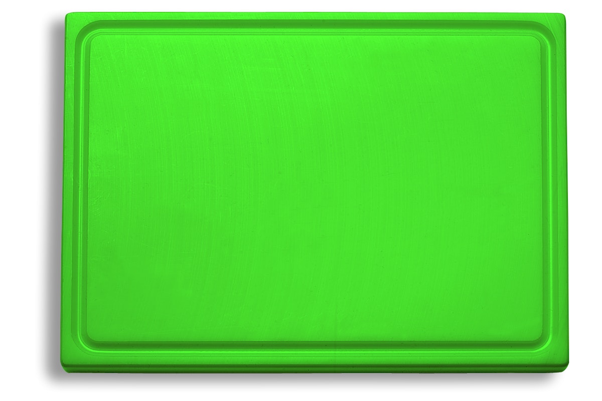 DICK Schneidebrett mit Saftrille grün 26,5 x 32,5 x 1,8 cm von Friedr. Dick GmbH & Co. KG