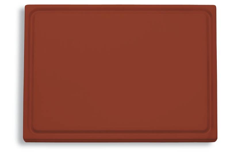 DICK Schneidebrett mit Saftrille rotbraun 53 x 32,5 x 1,8 cm von Friedr. Dick GmbH & Co. KG