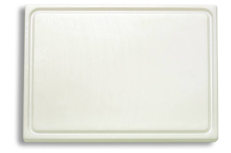 DICK Schneidebrett mit Saftrille weiß 26,5 x 32,5 x 1,8 cm von Friedr. Dick GmbH & Co. KG