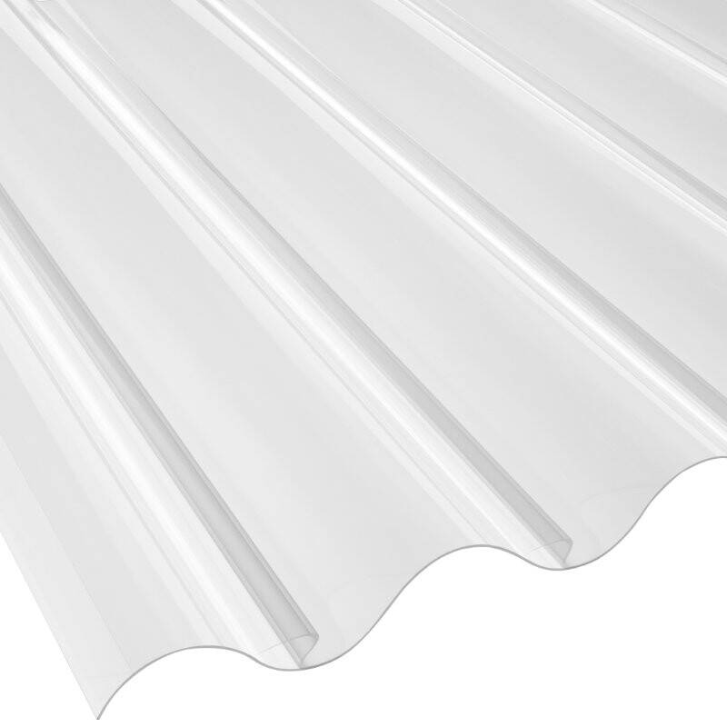 Acrylglas Lichtplatte | Wellplatte | 177/51 Profil 5 | 3 mm | Breite 920 mm | glatt | glasklar von Friedrich von Lien AG