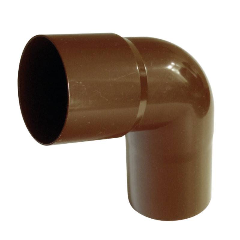 Fallrohrbogen 75 mm 75° für 100 mm Kunststoff Dachrinne von Friedrich von Lien AG
