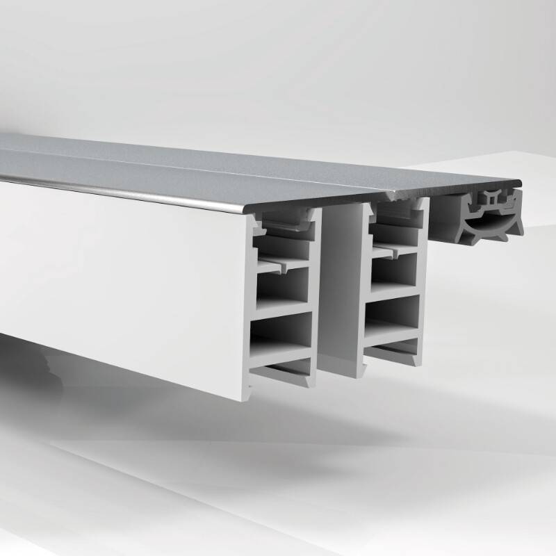 Mendiger Rand Verlegeprofil | Breite 60 mm | für 12-15 mm Stegplatten | Pressblank von Friedrich von Lien AG