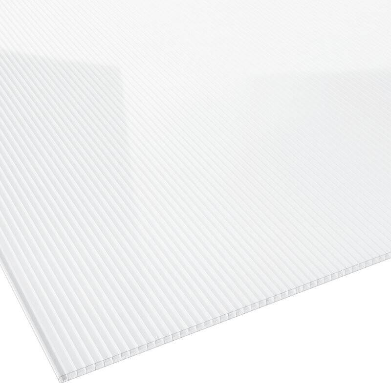 Polycarbonat Doppelstegplatte | 2ND LIFE LINE | 10 mm | Breite 1050 mm | glasklar von Friedrich von Lien AG