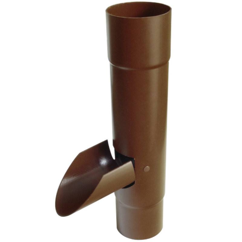 Regenwasserfänger 110 mm für 150 mm Kunststoff Dachrinne von Friedrich von Lien AG