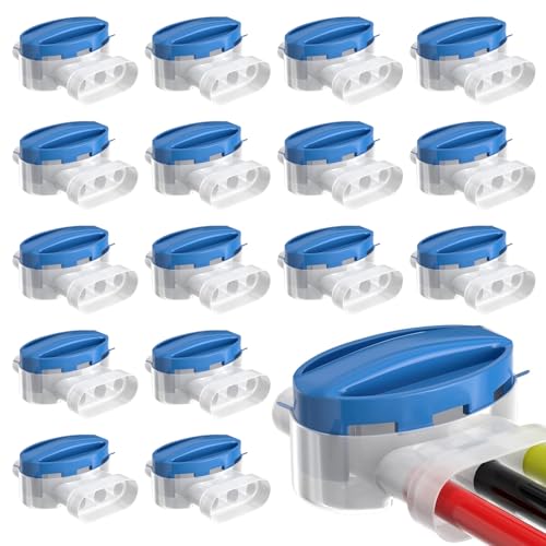 20 Stück Kabelverbinder für Mähroboter, Wasserdicht Verbinder Cable Connectors Anschlussklemmen Kabelklemmen, mit Gel Füllung, 314 Wasserdicht Anschlussklemmen, für Mähroboter Garten Outdoor 20 Stück Kabelverbinder für Mähroboter, Wasserdicht Verbinder Cable Connectors Anschlussklemmen Kabelklemmen, mit Gel Füllung, 314 Wasserdicht Anschlussklemmen, für Mähroboter Garten Outdoor von Friedwohl