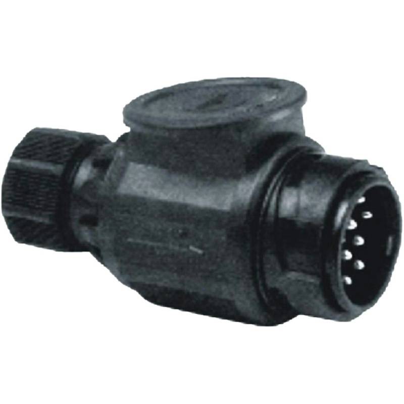 Stecker 13-polig, 12V, Kunststoff, drehbar von Frielitz