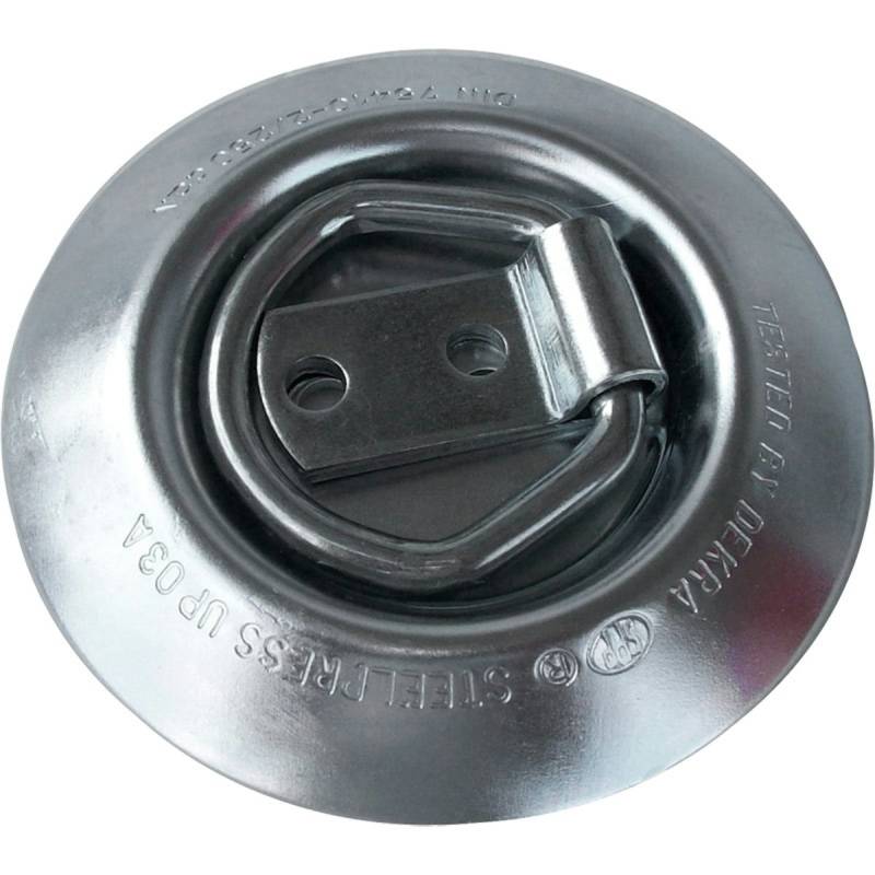 Zurrmulde Aufbau Tellerform, 250 daN, Höhe 13 mm von Frielitz