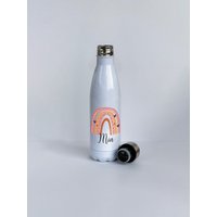Personalisierte Thermoflasche | Trinkflasche Thermoskanne Mit Namen Regenbogen Herzen Flasche Personalisiert Einschulung 500Ml Personalisierte Thermoflasche | Trinkflasche Thermoskanne Mit Namen Regenbogen Herzen Flasche Personalisiert Einschulung 500Ml von FriendidDE