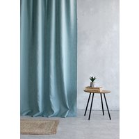 Leinenvorhang Teal, Leinenvorhänge Natur, Tab Top Leinen Vorhang, Duschvorhang, Natur Gardinen von FriendlyHomeDesign