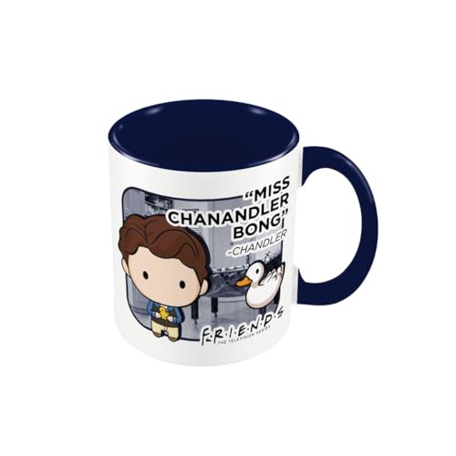 FRIENDS Pyramid International (Chandler Chibi) Blauer C-Becher – 315 ml Keramiktasse – Einheitsgröße von Friends