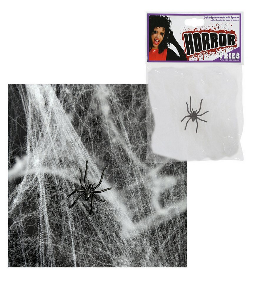 Fries Dekohänger Horror Halloween Spinnennetz mit Spinnen 20 g 50 g oder 120 g Fries Dekohänger Horror Halloween Spinnennetz mit Spinnen 20 g 50 g oder 120 g von Fries