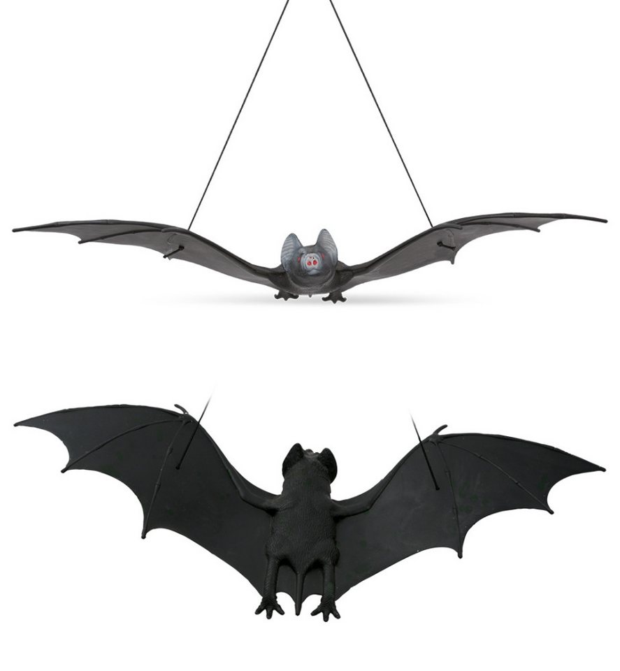 Fries Dekohänger XXL Halloween Fledermaus Hänger 34 cm Breit mit Aufhänger Karneval, 34 cm Breit Fries Dekohänger XXL Halloween Fledermaus Hänger 34 cm Breit mit Aufhänger Karneval, 34 cm Breit von Fries