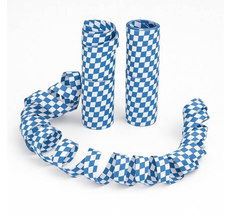 Fries Luftschlange Papier Bayerisches Design Oktoberfest Deko Party Zubehör blau-weiß 2er Fries Luftschlange Papier Bayerisches Design Oktoberfest Deko Party Zubehör blau-weiß 2er von Fries