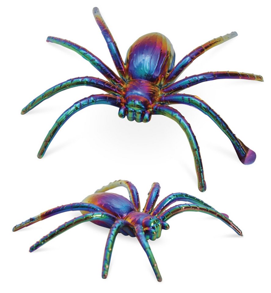 Fries Tierfigur 2er Set Metallic Deko Spinne 9 cm x 7 cm Halloween Karneval Cosplay, 2er Set Fries Tierfigur 2er Set Metallic Deko Spinne 9 cm x 7 cm Halloween Karneval Cosplay, 2er Set von Fries