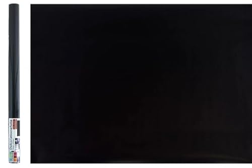 Friesenthal Selbstklebende Deko/Klebefolie für Möbel, Fenster und Türen 200x45 cm (Schwarz) von Friesenthal