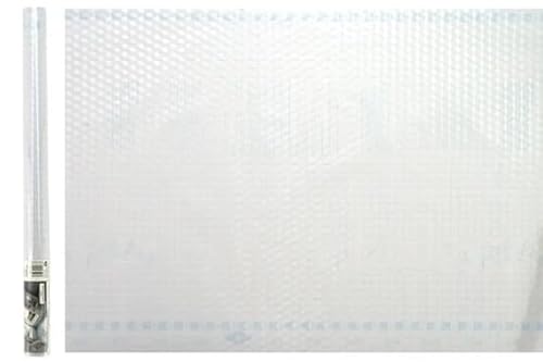 Friesenthal Selbstklebende Deko/Klebefolie für Möbel, Fenster und Türen 200x45 cm (Transparent milchig schraffiert) von Friesenthal