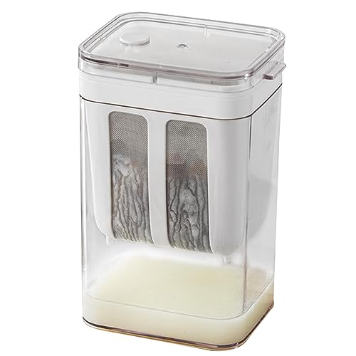 Joghurt-Käsesieb, wiederverwendbares Joghurtsieb für zu Hause, 1100-ml-Joghurtbereiter mit Sieben aus Edelstahl 304 für die Herstellung von Joghurt und Frischkäse von Frifer