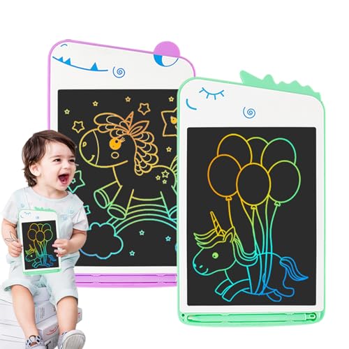 Zeichentablett für Kinder - 8,5 Zoll buntes, löschbares LCD-Doodle-Pad,Zeichentablett für Jungen, Mädchen, Kinder ab 4 Jahren, Zeichenblock, Kleinkindspielzeug, Roadtrip-Essentials Frifer von Frifer