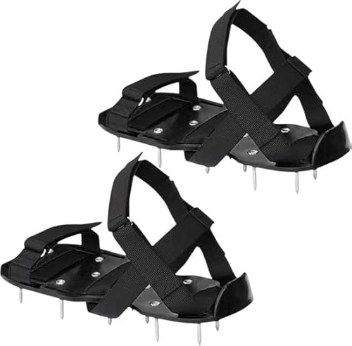 Frilla Nagelschuhe mit Klettverschluss - Zum Rasen belüften oder als Estrichschuhe - Rasenlüfter Schuhe als Perfekter aerifizierer - inkl. Zwei Nagellängen - Der ideale Rasenbelüfter | SPIKESHOES Frilla Nagelschuhe mit Klettverschluss - Zum Rasen belüften oder als Estrichschuhe - Rasenlüfter Schuhe als Perfekter aerifizierer - inkl. Zwei Nagellängen - Der ideale Rasenbelüfter | SPIKESHOES von Frilla