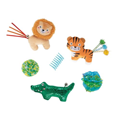 Fringe Studio 6PCS Multipack Cat Toy Set That's JUST GRRRREAT, Pet Shop Collection (610023) von Fringe
