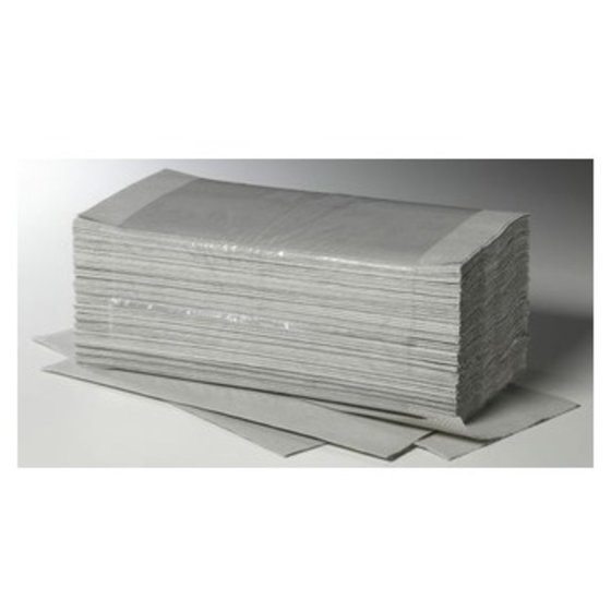 Fripa - Krepp-Papierhandtücher , 25x50cm, natur, Pck=2400St, C-Falz, 1-lagig von Fripa