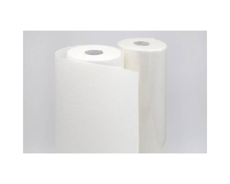 Fripa Papierhandtuch 9x Fripa Medizinalrolle duo-line+ 5055906 2lg 59cmx50m ws von Fripa