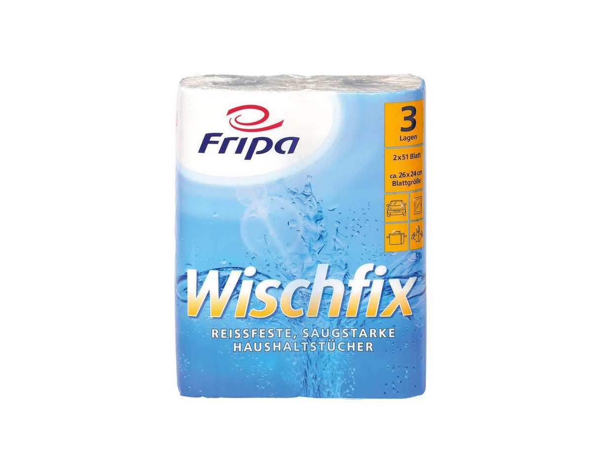 Fripa Papierküchenrolle Fripa 3012011 Küchenrolle Wischfix, 3-lagig, hochweiß Fripa Papierküchenrolle Fripa 3012011 Küchenrolle Wischfix, 3-lagig, hochweiß von Fripa