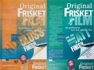 Frisket SA52710 Maskierfolie, circa 63.5 x 50.4 cm, 10 Blatt, glänzend von Frisket