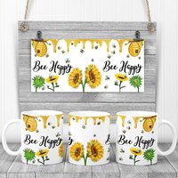 Biene Glücklich Becher, Hummel Becher Der Besten Freunde, Motivationsbecher von FriskyBusinessGifts